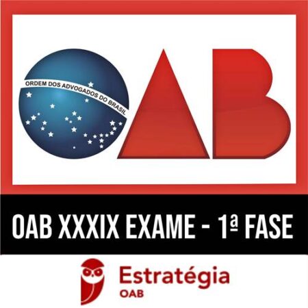 Rateio OAB XXXIX Exame (39° Exame) - 1ª Fase - Pacote Completo - ESTRATÉGIA