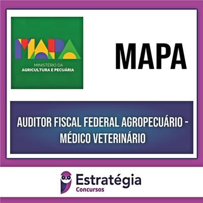 Rateio MAPA 2024 - Auditor Fiscal Federal Agropecuário - Médico Veterinário - ESTRATÉGIA