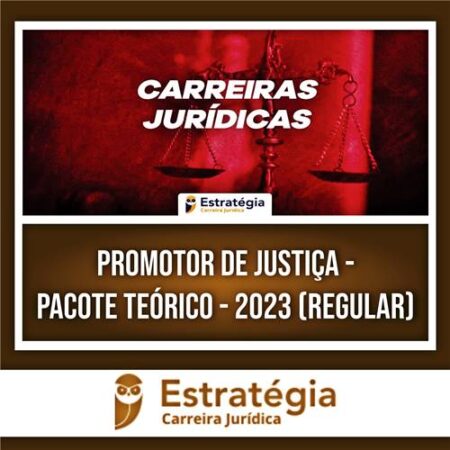 Rateio Promotor de Justiça - Pacote Teórico - 2023 (REGULAR) - ESTRATÉGIA