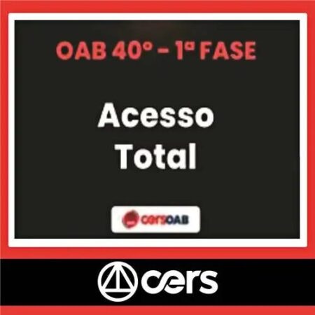 RATEIO OAB 40º Exame de Ordem - 1ª Fase - ACESSO TOTAL - CERS