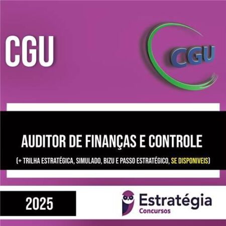 Rateio CGU 2025 - Auditor de Finanças e Controle - ESTRATÉGIA