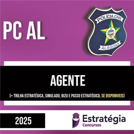 Rateio PC AL 2025 - Agente - ESTRATÉGIA