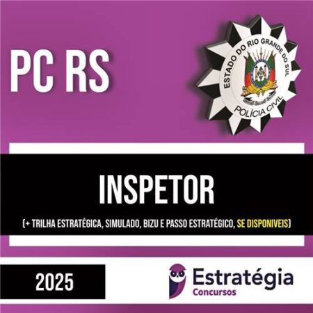 Rateio PC RS 2025 - Inspetor - ESTRATÉGIA