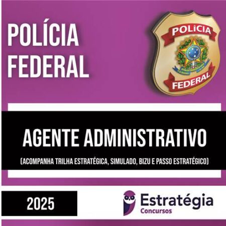 Rateio PF 2025 - Agente Administrativo - ESTRATÉGIA