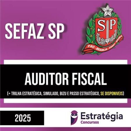 Rateio SEFAZ SP 2025 - Auditor Fiscal - ESTRATÉGIA