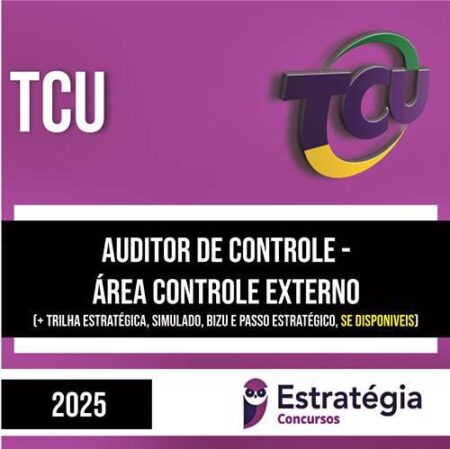 Rateio TCU 2025 - Auditor de Controle Externo - ESTRATÉGIA