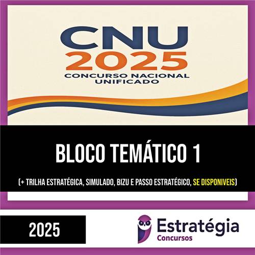 Rateio CNU 2025 (Pós-Edital) – Bloco 1