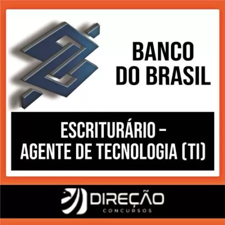 Rateio Curso Completo para Escriturário – Agente de Tecnologia (TI) do Banco do Brasil - Pós-Edital - DIREÇÃO