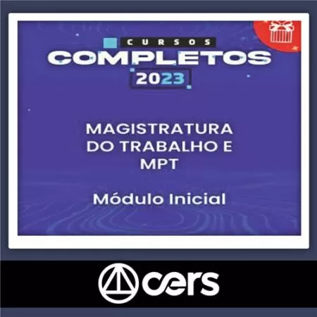 Rateio Curso Completo para Magistratura do Trabalho e MPT 2023 - CERS