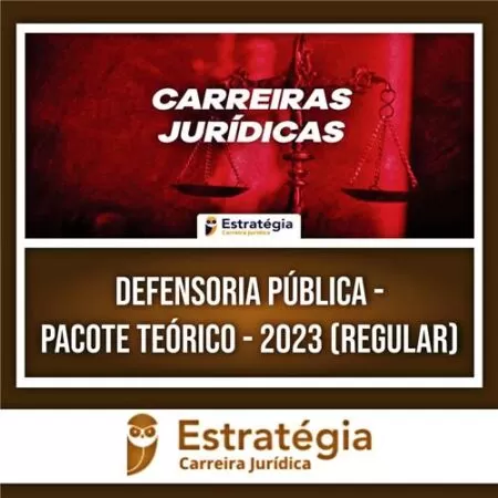 Rateio Defensoria Pública - Pacote Teórico - 2023 (REGULAR) - ESTRATÉGIA