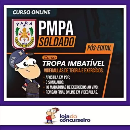 PM PA (PÓS-EDITAL) Soldado - 2023 - LOJA DO CONCURSEIRO - Imagem 1
