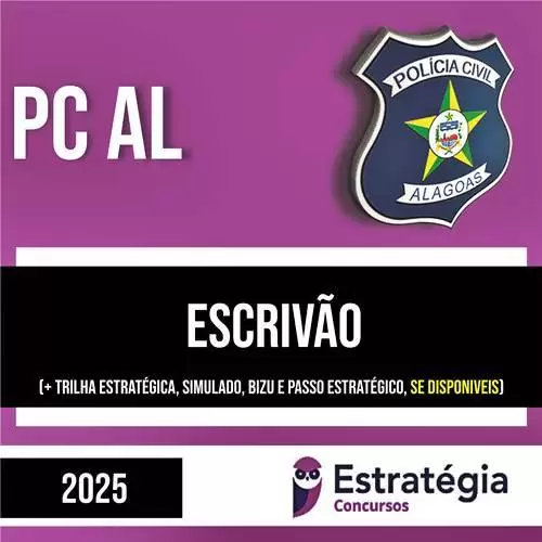 Rateio PA AL 2025 - Escrivão - ESTRATÉGIA Rateio PA AL 2025 - Escrivão - ESTRATÉGIA