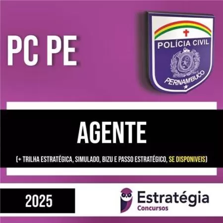Rateio PC PE 2025 - Agente - ESTRATÉGIA Rateio PC PE 2025 - Agente - ESTRATÉGIA