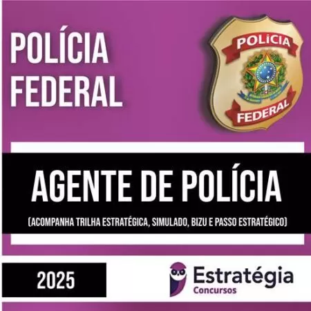 Rateio PF 2025 - Agente de Polícia - ESTRATÉGIA