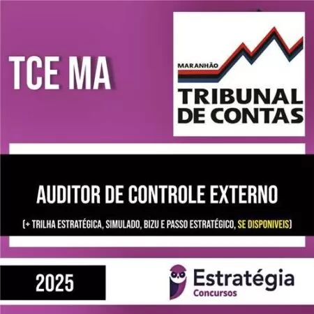 Rateio TCE MA 2025 - Auditor de Controle Externo - ESTRATÉGIA Rateio TCE MA 2025 - Auditor de Controle Externo - ESTRATÉGIA